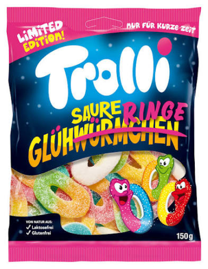 Saure Glühringe Trolli glutenfrei